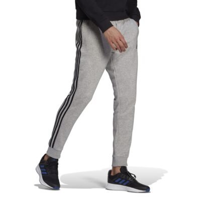 3STRIPES FLEECE TAPERED CUFF PANTS