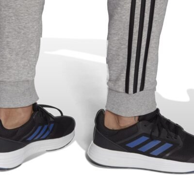 3STRIPES FLEECE TAPERED CUFF PANTS
