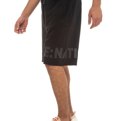 ESSENTIALS TERRY SHORTS WITH RAW EDGES - Image 3