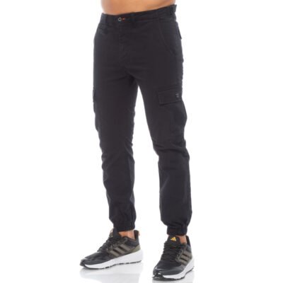 CARGO PANTS ELASTIC HEM - Image 3