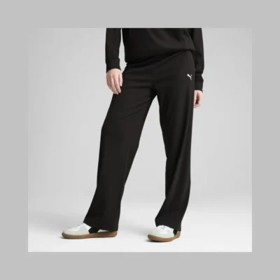 ESS ELEVATED High-Waist Straight Leg Rib Pant - Image 3