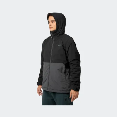 LIGHT WEIGHT BREATHABLE JACKET Ανδρικό Μπουφάν Μαύρο-Γκρι - Image 3