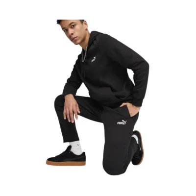 ESS No. 1 LOGO SWEATPANTS Παντελόνι Ανδρικό Μαύρο - Image 3