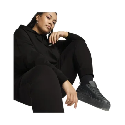 ESS NO. 1 LOGO SWEATPANTS Παντελόνι Γυναικείο Μαύρο - Image 4