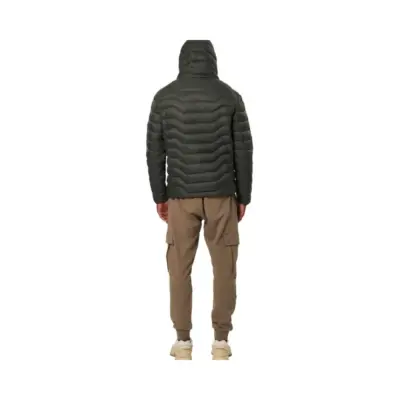 MEN'S LIGHTWEIGHT QULTED JACKET WITH HOOD - Image 2