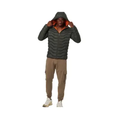 MEN'S LIGHTWEIGHT QULTED JACKET WITH HOOD - Image 7